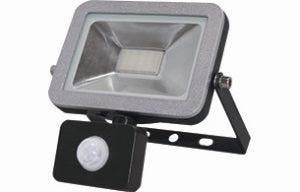 10W PIR LED Schijnwerper Warm Wit 3200K Slim IP65, Ophalen of Verzenden, Nieuw