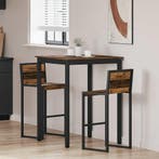 Staande Bartafel Bewerkt hout, Huis en Inrichting, Tafels | Eettafels, Verzenden, Nieuw