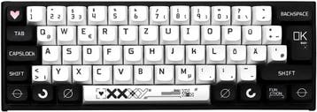 Cherry MX Keycaps Zwart-Wit | Laatste Stuk!, JSJT, Gaming toetsenbord, Ophalen of Verzenden, Zo goed als nieuw