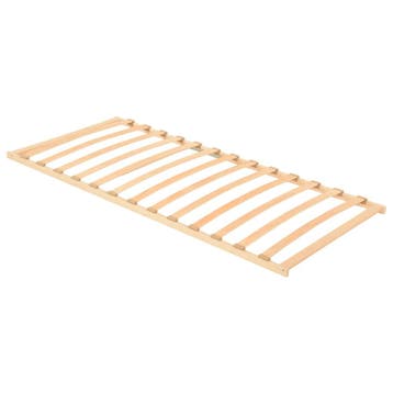 vidaXL Lattenbodem met 13 latten 90x200 cm, 90 cm, Eenpersoons, Bruin, Verzenden