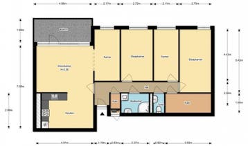 Te Huur 5 Kamer Appartement Prattenburg In Haarlem, Direct bij eigenaar, Noord-Holland, Appartement, Haarlem