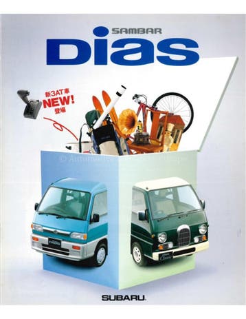 1997 SUBARU DIAS BROCHURE JAPANS, Nieuw, Author