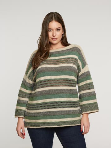 Mat fashion streep trui Maat:, Verzenden, Nieuw, Overige kleuren