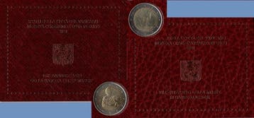 Vaticaan. 2 Euro 2021 Dante Alighieri + Caravaggio (2