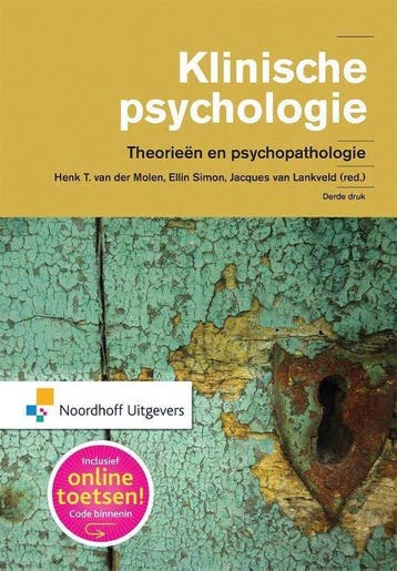 9789001846244 Klinische psychologie | Tweedehands, Verzenden, Zo goed als nieuw, Henk t. van der Molen