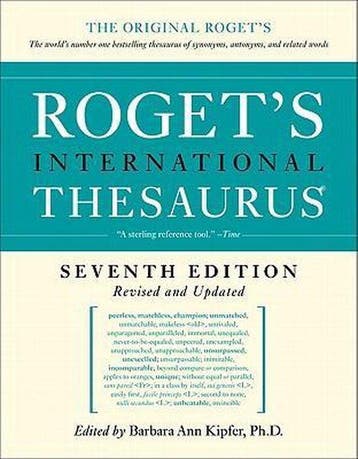 Rogets International Thesaurus, 7th Edition 9780061715211, Verzenden, Gelezen, Barbara Ann Kipfer