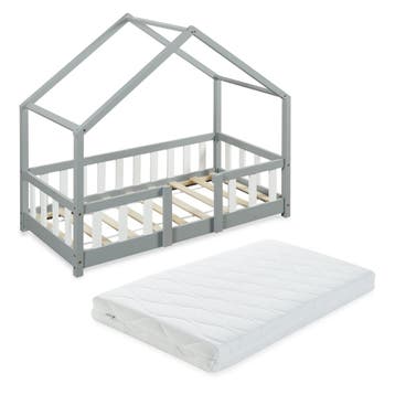 Kinderbed Treviolo met uitvalbeveiliging en matras 70x140 li, Kinderen en Baby's, Kinderkamer | Bedden, Verzenden, Nieuw