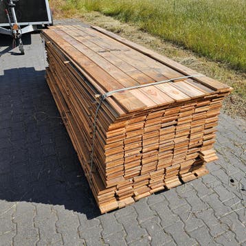 Douglas Schuttingplanken 3000x140x16mm, Doe-het-zelf en Verbouw, Platen en Panelen, Ophalen of Verzenden, Nieuw