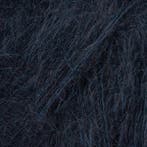 DROPS Kid-Silk Uni Colour - 65 donker marineblauw - Mohair, Ophalen of Verzenden, Nieuw