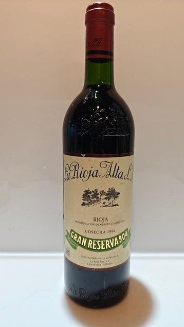 1994 La Rioja Alta, 904 - Rioja Gran Reserva - 1 Fles (0,75, Nieuw