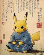 Kodo88 Giclée - Pikachu Meets Hiroshige  – Limited, Nieuw