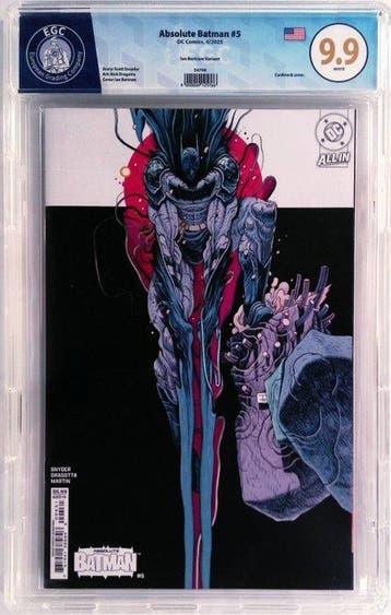 Absolute Batman #5 - EGC 9.9 - 1 Graded comic - Eerste druk, Boeken, Nieuw