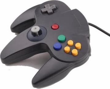 Nintendo 64 Controller Zwart Origineel (N64 Accessoires), Spelcomputers en Games, Ophalen of Verzenden, Zo goed als nieuw