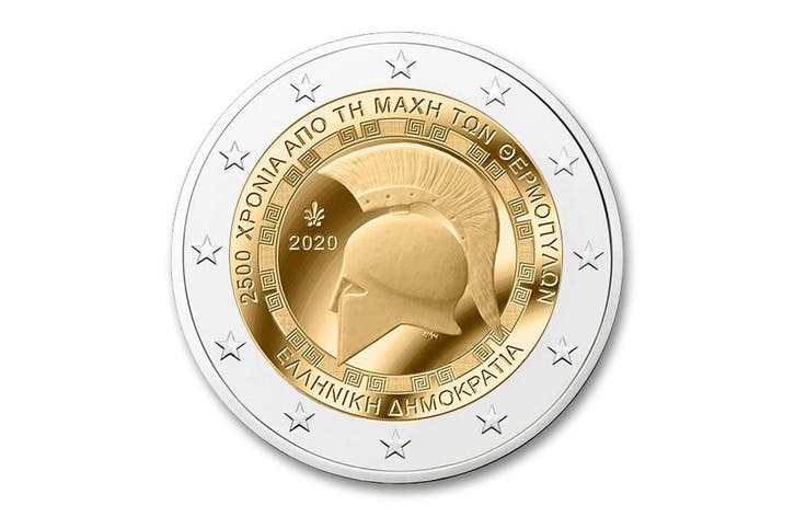 2 euro slag bij Thermopylae-Leonidas 2020 - Griekenland, Postzegels en Munten, Munten | Europa | Euromunten, Verzenden