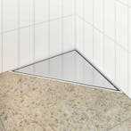 vidaXL 2 in 1 Driehoek Doucheafvoer Zilver 32 x 32 x 7,5 cm, Doe-het-zelf en Verbouw, Sanitair, Verzenden, Nieuw