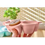 BEABA Multiportions siliconen 6x90 ml roze (baby maaltijden), Verzenden, Nieuw