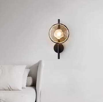 Nordic Wandlamp Glas en Metaal– Modern Design voor Interieur, Verzenden, Nieuw