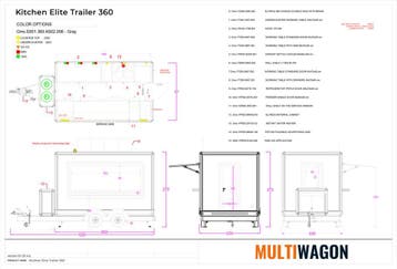 Mobiele keuken Elite 360 | RVS foodtrailer | Op voorraad, Ophalen
