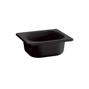 GGM Gastro | (6 stuks) Melamine GN-bak GN 1/6 - ECO - zwart, Verzenden