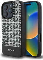 DKNY IPhone 16 Back Cover case Magsafe PU Leather, Verzenden, Nieuw, Frontje of Cover