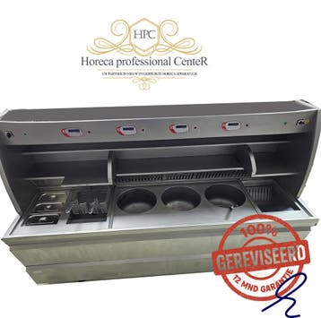 Perfecta bakwand friteuse 3x XXL rond + 2 m snack + scoop +, Ophalen of Verzenden, Gebruikt