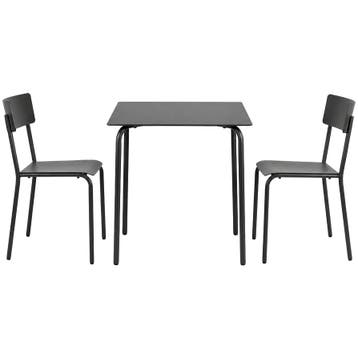 Serax August Tuinset: Eettafel Xs Aluminium + Stoelen S –, Ophalen of Verzenden, Nieuw, Aluminium, Tuinset