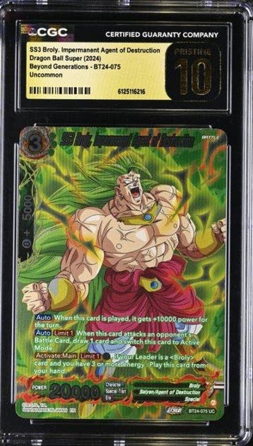 Bandai - 1 Graded card - Dragon Ball Z - CGC 10, Nieuw
