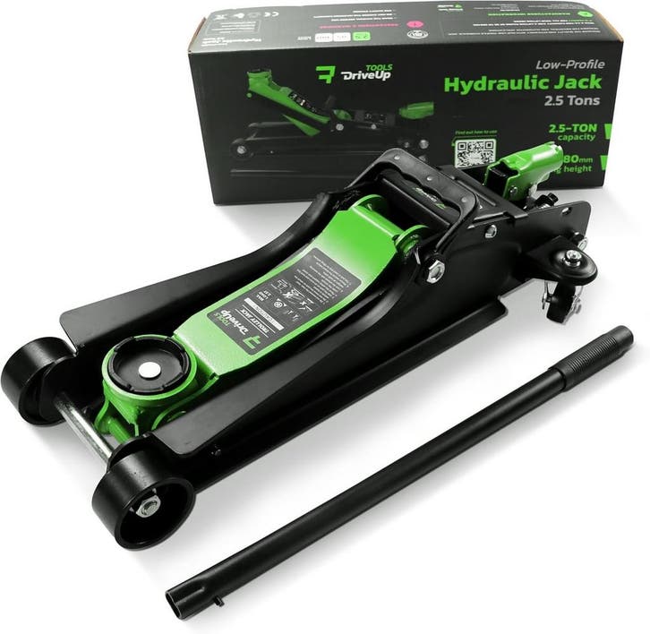 Autokrik 2.5 ton RVS | Laatste Stuk!, Auto diversen, Krikken, Garagekrik, Nieuw, Hydraulisch, Ophalen of Verzenden