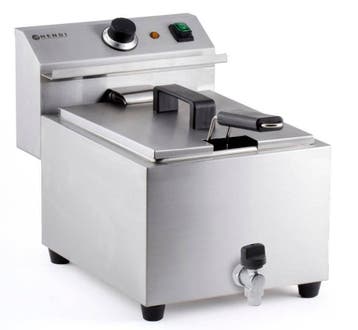 Hendi Friteuse met kraan MasterCook 8 Liter, Verzenden, Nieuw in verpakking