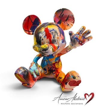 michele socionovo - Mickey Amour Abstrait