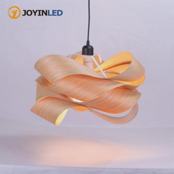 Nordic Houten Plafondlamp - Minimalistisch Design met Houtfi, Verzenden, Nieuw