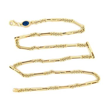 Handmade - Halsketting - 6.2 g - 18 karaat Geel goud, Sieraden, Tassen en Uiterlijk, Kettingen, Nieuw