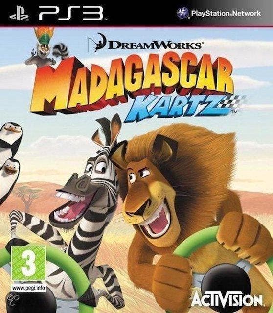 Madagascar Kartz (PS3 Games), Spelcomputers en Games, Games | Sony PlayStation 3, Zo goed als nieuw, Ophalen of Verzenden