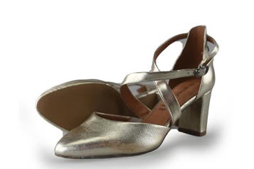 Manfield Pumps in maat 41 Goud, Pumps, Overige kleuren, Verzenden, Zo goed als nieuw