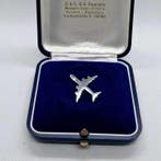 18 karaat - Witgoud - Broche - Boeing
