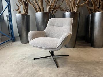 Veiling - Fauteuil Lylo - Draaibaar 180° Return - linnen -, Huis en Inrichting, Fauteuils, Nieuw