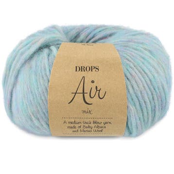 DROPS Air Mix - 27 zeegroen - Wol Garen, Ophalen of Verzenden, Nieuw