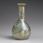 Oud-Romeins, Keizerrijk Glas Unguentarium peervormig, Antiek en Kunst
