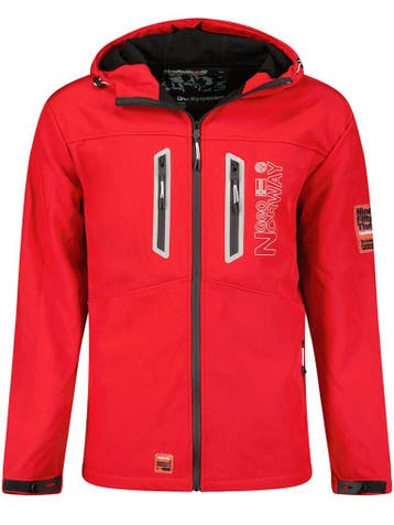 Geographical Norway Softshell Jas Heren Trevar Rood, Verzenden, Nieuw, Rood