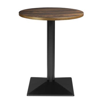 Bolero Complete Tafel Rond Donker Hout Effect 600mm, Verzenden, Nieuw in verpakking