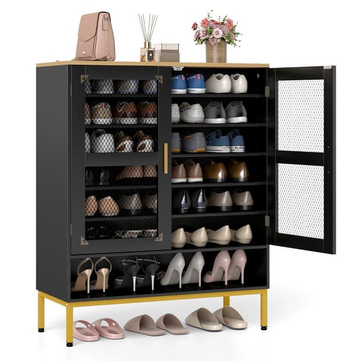 LIVSK Schoenenkast met 5 Verstelbare Planken - Werkblad voor, Huis en Inrichting, Kasten | Buffetkasten, Nieuw, Verzenden