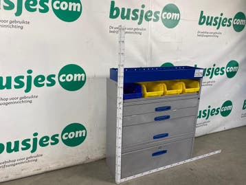 Sortimo staal alu gebruikte bedrijfswagen inrichting (nr 232, Ophalen of Verzenden