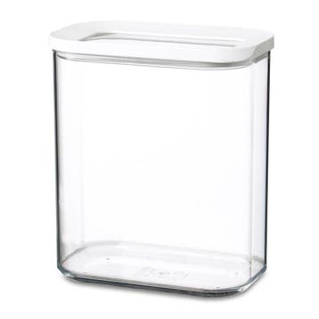 Bewaardoos Modula - 1.5L met Witte Deksel, Nieuw