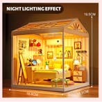 Dreamy mini house Slaapkamer Bedroom met ledlamp DIY Mode..., Verzenden, Nieuw