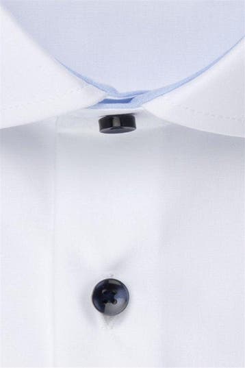 2dekans | Seidensticker Business Shirt - Wit - Maat 40 -, Ophalen of Verzenden, Zo goed als nieuw, Wit, Seidensticker