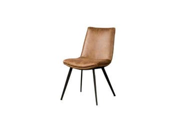 Eetkamerstoel Pamplona - eetkamerstoelen - Cognac, Nieuw, Overige materialen