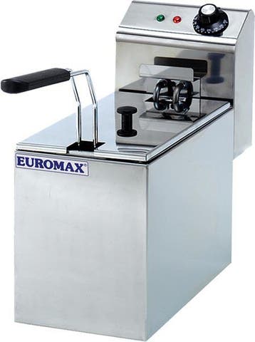 Euromax Eco horeca friteuse enkel 5 liter. Geschikt voor lan, Verzenden, Nieuw in verpakking