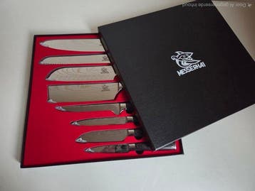 Messerhai-Sakura - Keukenmes - Professionele 8-delige chefs