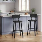 24goodz Barkruk met Rugleuning - Ergonomisch Ontwerp - Stevi, Huis en Inrichting, Barkrukken, Verzenden, Nieuw