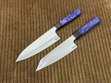 Keukenmes - Bunka & Deba - Handafgewerkt Japanse Bunka- en